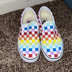 Boys Rainbow Vans